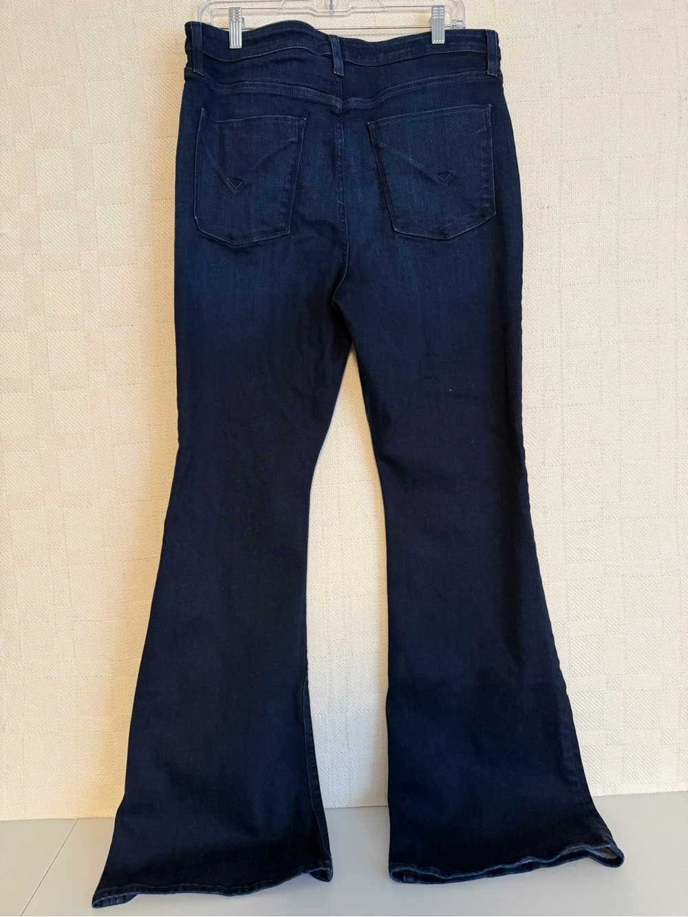 Hudson Hi-Rise Wide Flare Women’s 34/33 Blue Jeans Festival Boho - Picture 2 of 7